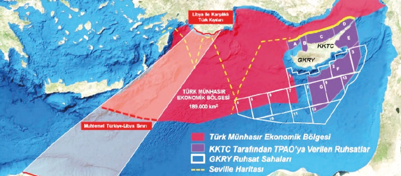 Τουρκικά ΜΜΕ για Λιβύη: «Ανατρέψαμε τα σχέδια των Ελλήνων - Eπεκτείνουμε την ΑΟΖ μας νότια της Κρήτης»